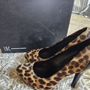 Leopard high heels INC